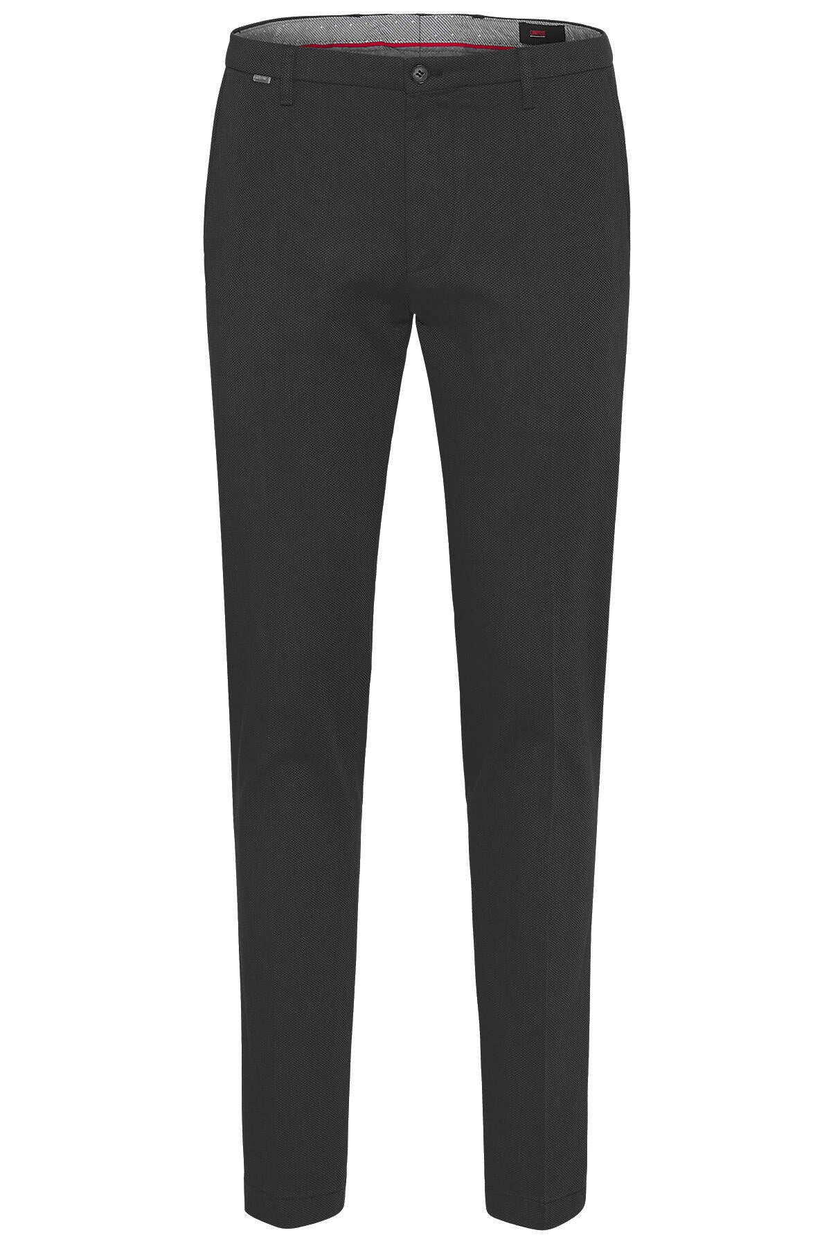 Chino-Stoffhose Slim Fit - 98 - Grau