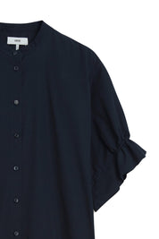 Midi Hemdblusenkleid - 69 - Blau