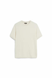 T-Shirt aus Baumwolle - 10 - Beige