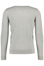 Pullover - 14427-Light Soft Grey Melange - Grau