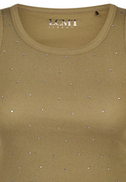 Tanktop aus Baumwolle - 5470-Olive - Grün