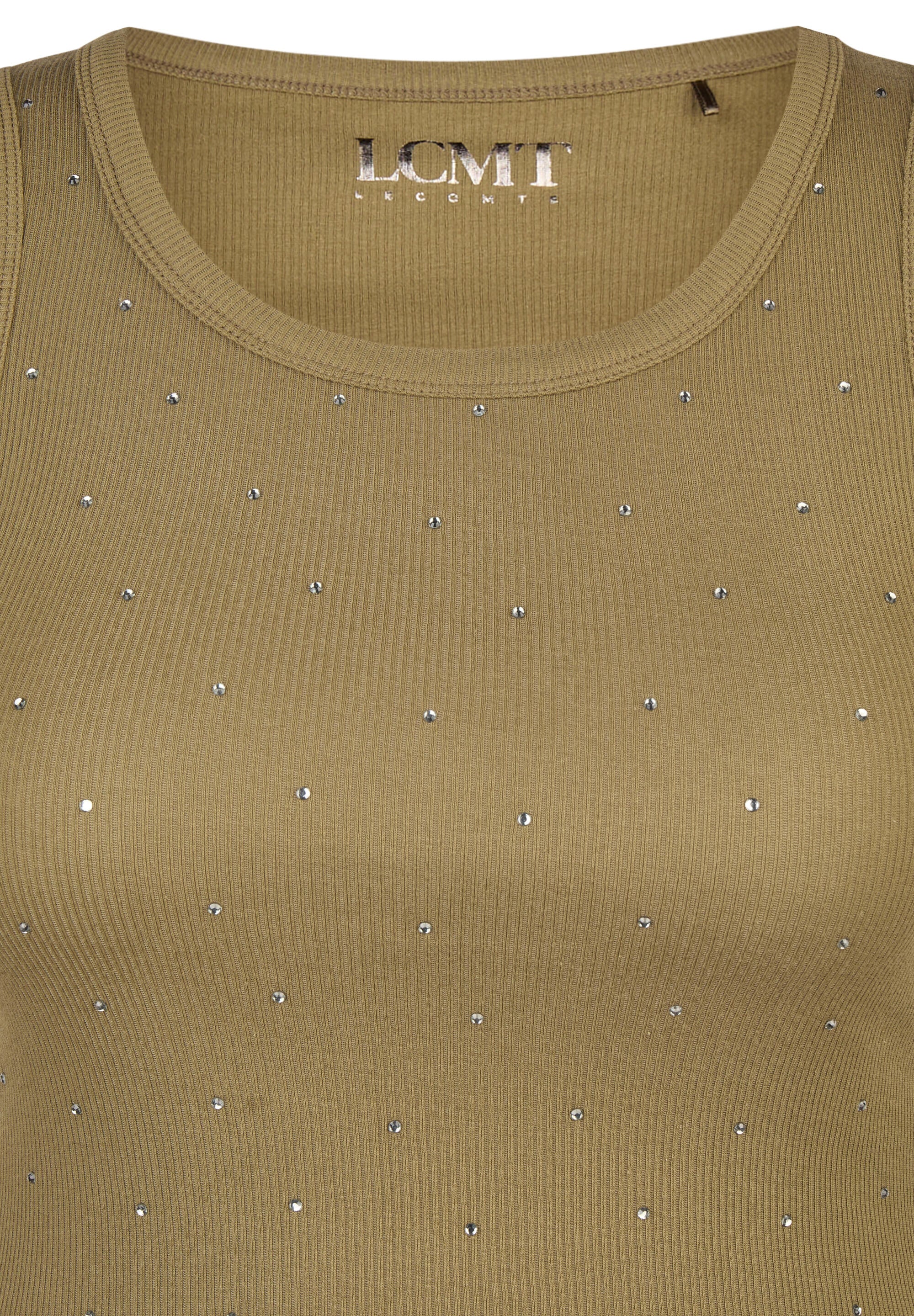Tanktop aus Baumwolle - 5470-Olive - Grün