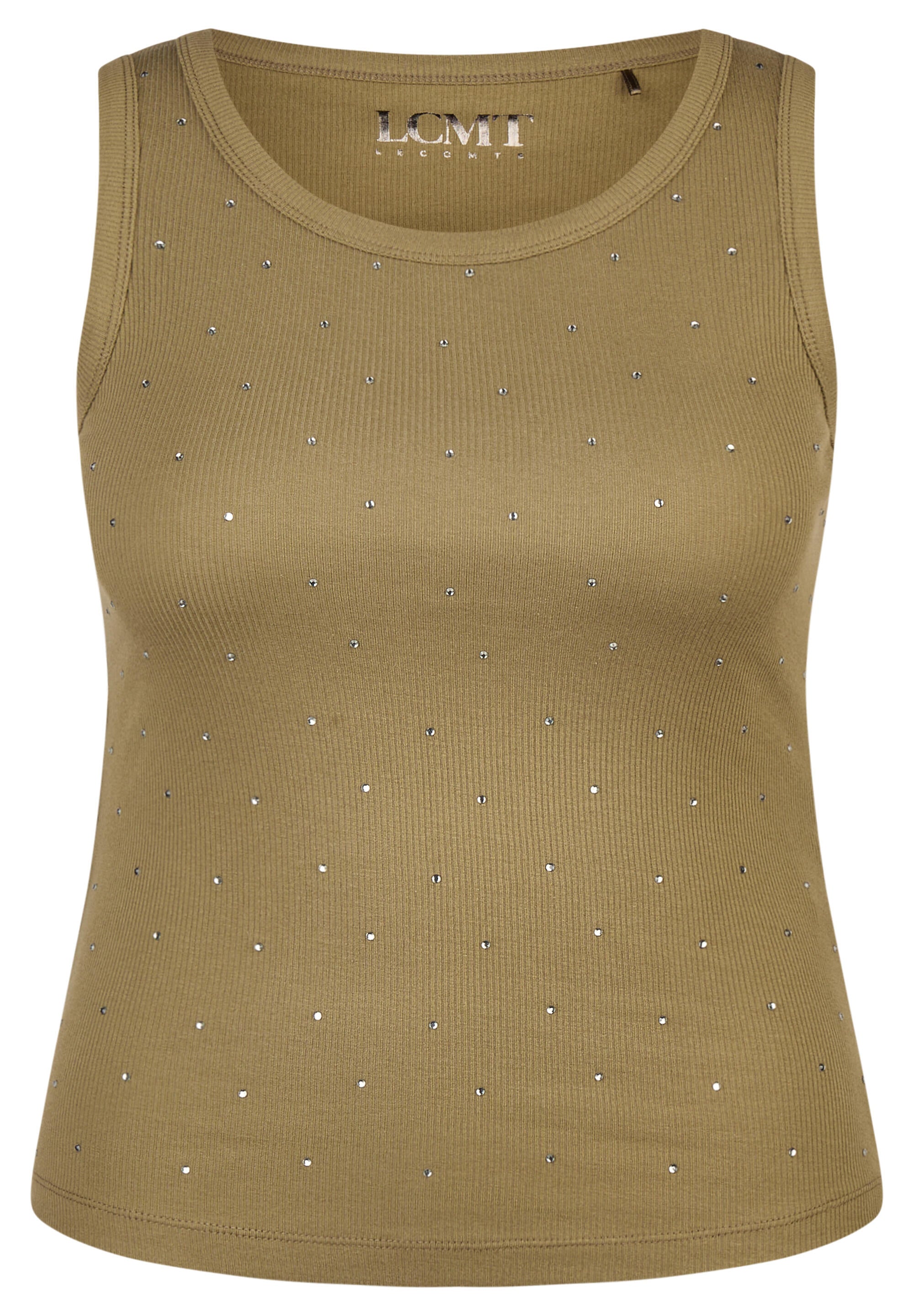 Tanktop aus Baumwolle - 5470-Olive - Grün