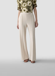 Schlupfhose Wide Leg - 5608-Elfenbein - Creme