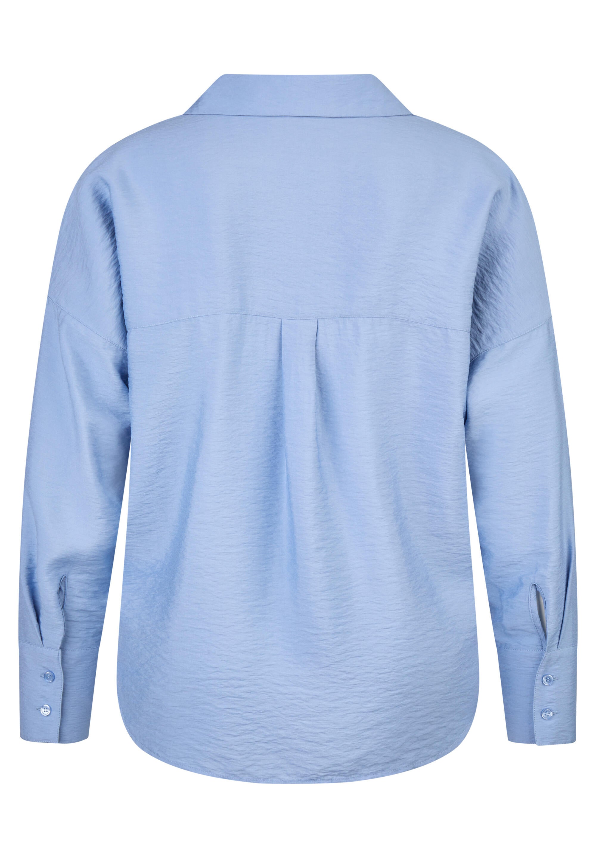 Bluse aus Viskosemix - 5346-Rauchblau - Blau
