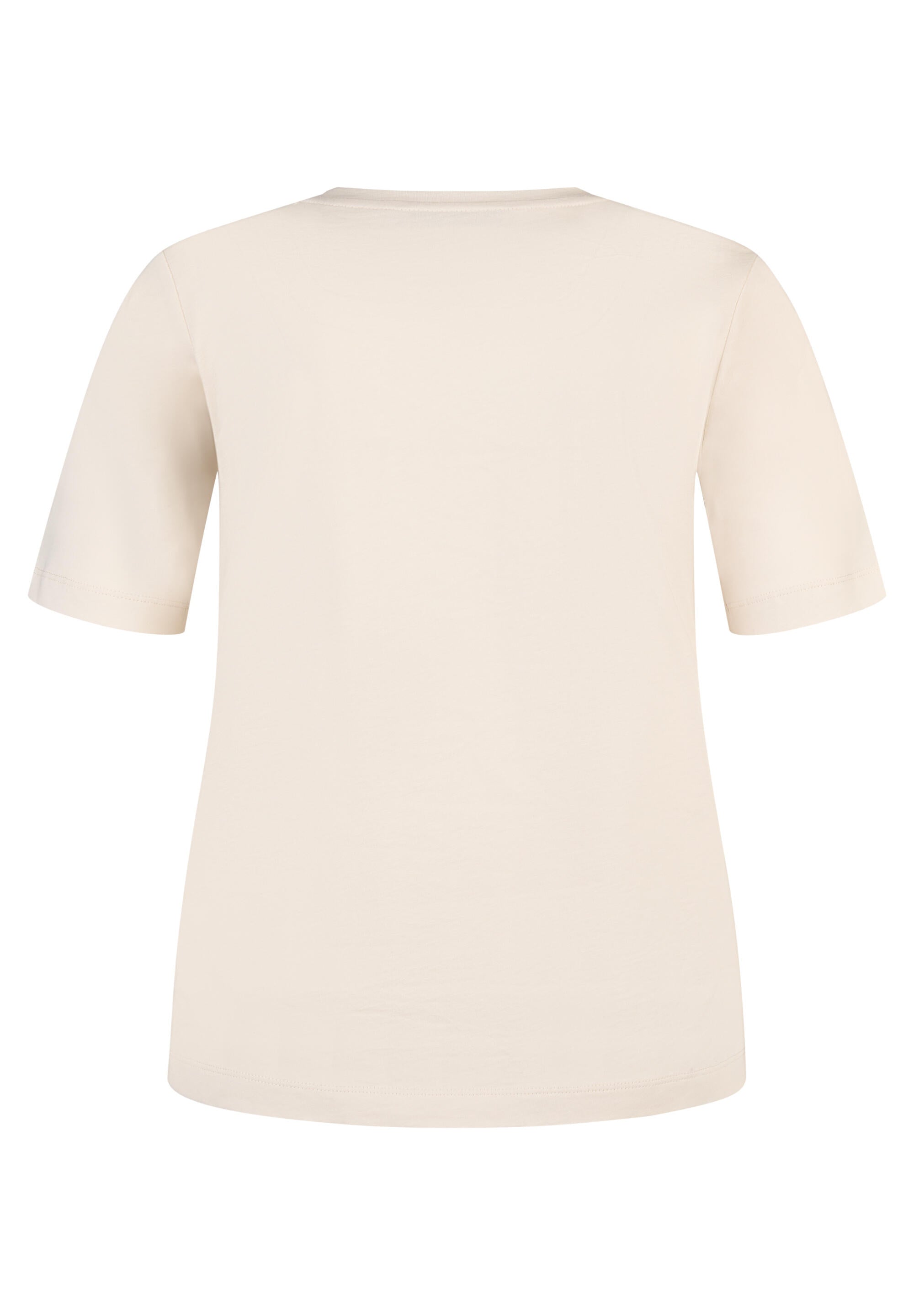 T-Shirt aus Baumwolle - 5608-Elfenbein - Creme