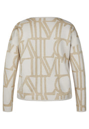 Strickpullover aus Viskosemix - 5608-Elfenbein - Beige