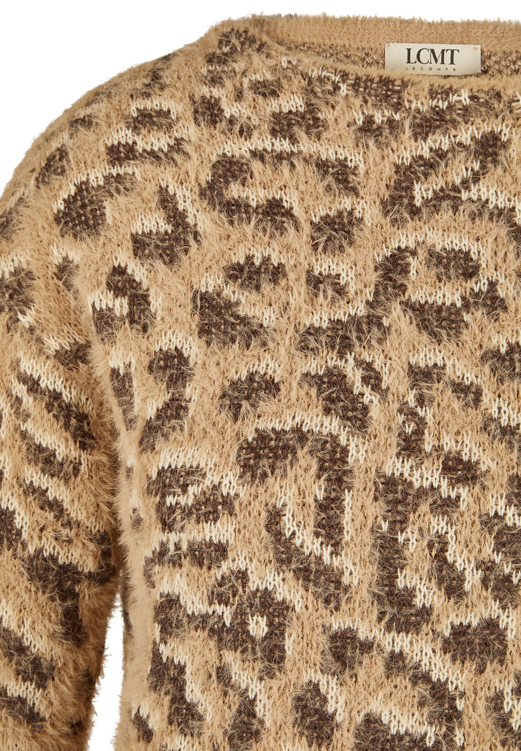 Strickpullover LEO LOVE - 5633-Toffee - Beige