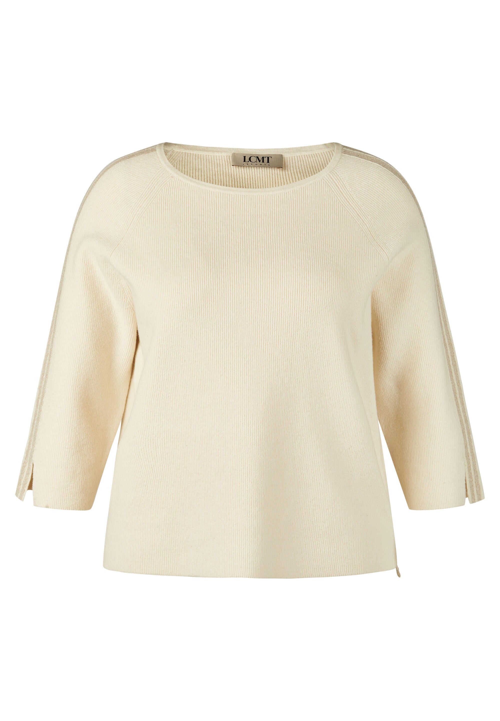 Strickpullover aus Baumwollmix - 5608-Elfenbein - Creme