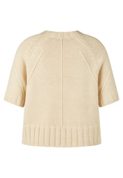 Strickpullover aus Baumwollmix - 5608-Elfenbein - Creme