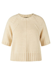 Strickpullover aus Baumwollmix - 5608-Elfenbein - Creme