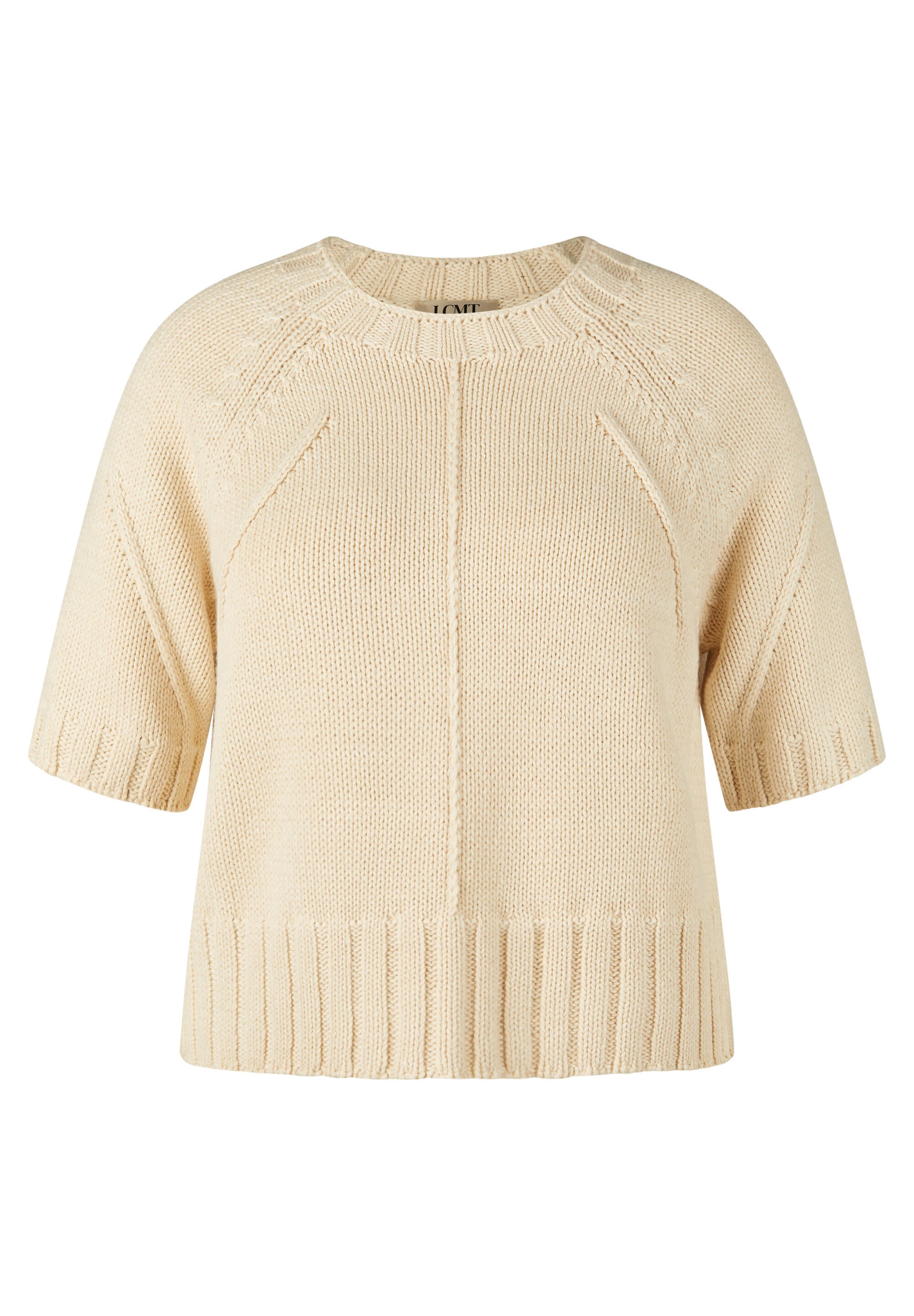 Strickpullover aus Baumwollmix - 5608-Elfenbein - Creme