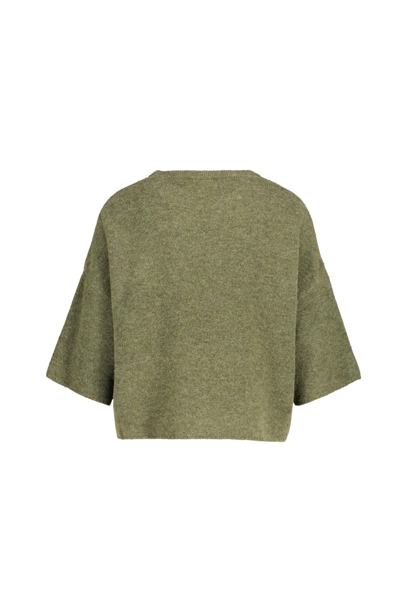 Strickpullover mit Halbarm - 5470-Olive - Grün