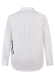 Bluse aus Baumwollmix - 5003-Weiss - Weiß