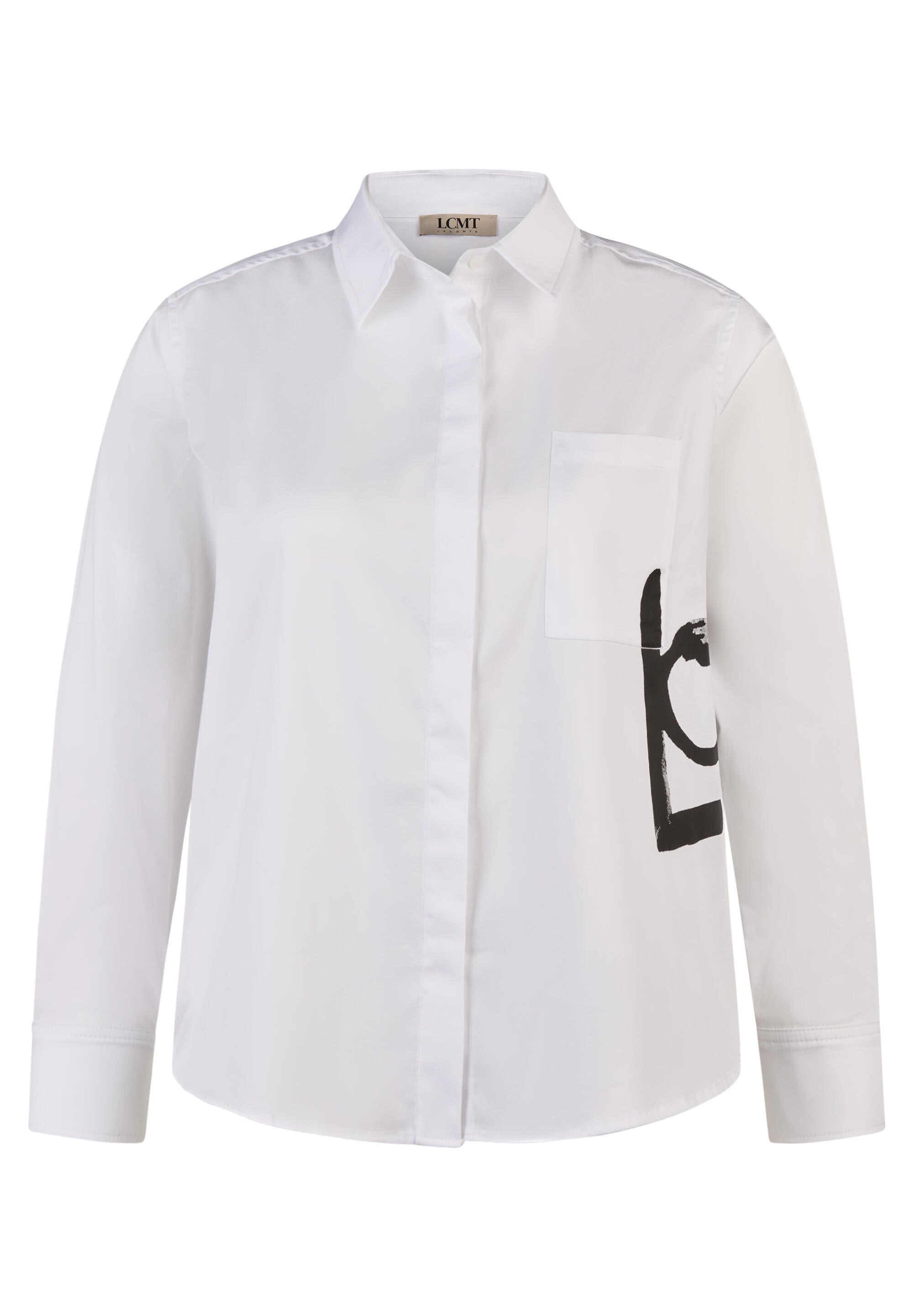 Bluse aus Baumwollmix - 5003-Weiss - Weiß
