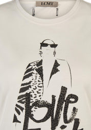 T-Shirt - 5601-Natur - Creme
