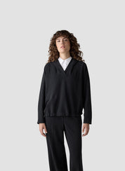 Kapuzenpullover - 5099-Schwarz - Blau