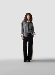 Hose Wide Leg - 5099-Schwarz - Schwarz
