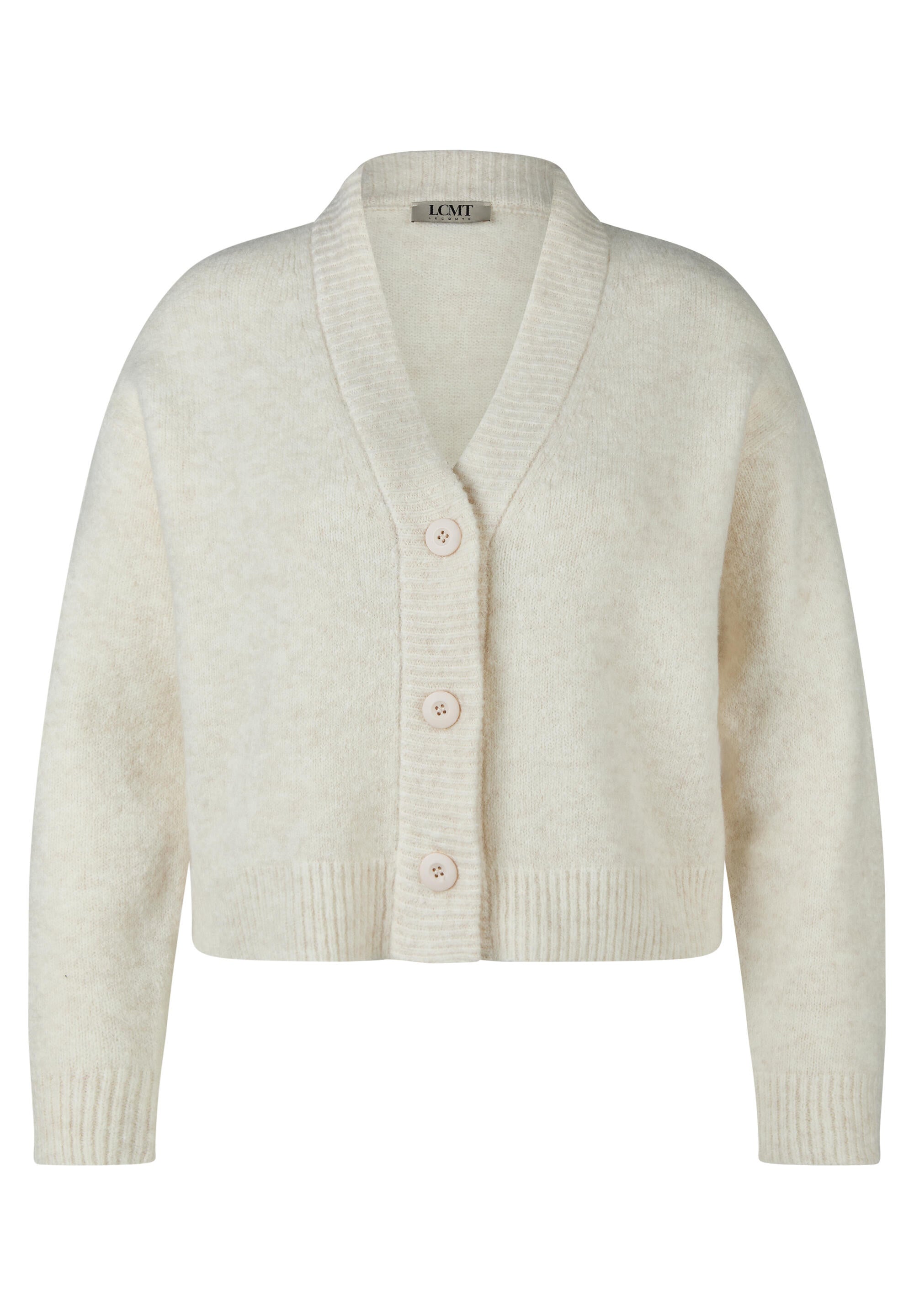Cardigan aus Woll-Mix - 5608-Elfenbein - Creme