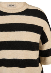 Strickpullover gestreift - 5608-Elfenbein - Creme