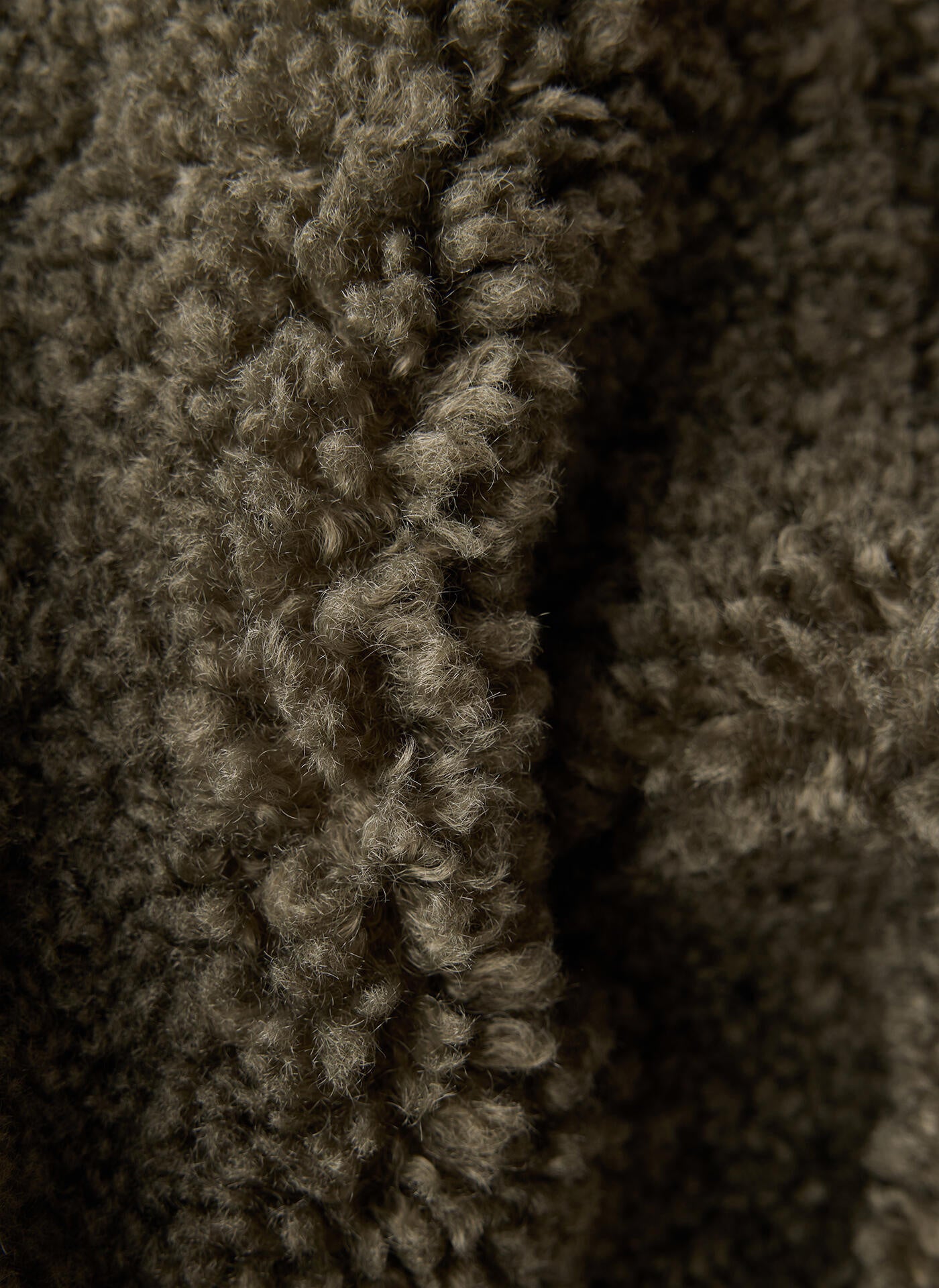 Teddyjacke mit abnehmbarer Kapuze - 5426-Lorbeer - Grün