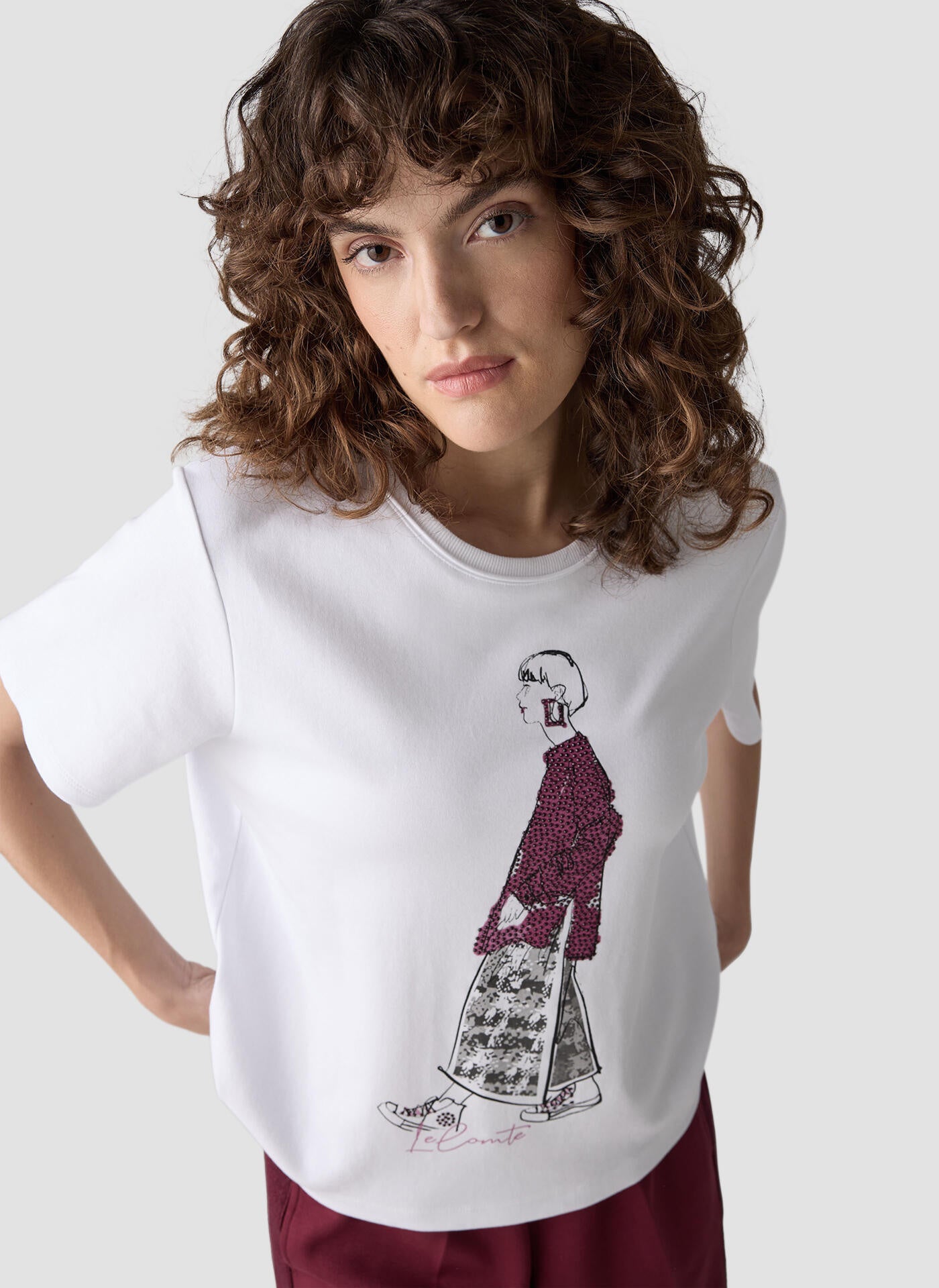 T-Shirt aus Baumwolle - 5003-Weiss - Weiß
