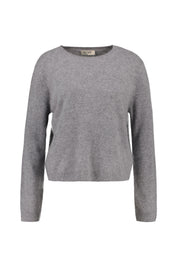 Strickpullover aus Wolle - 5017-Perlgrau Mel - Grau