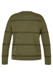 Strickpullover aus Wollmix - 5426-Lorbeer - Grün