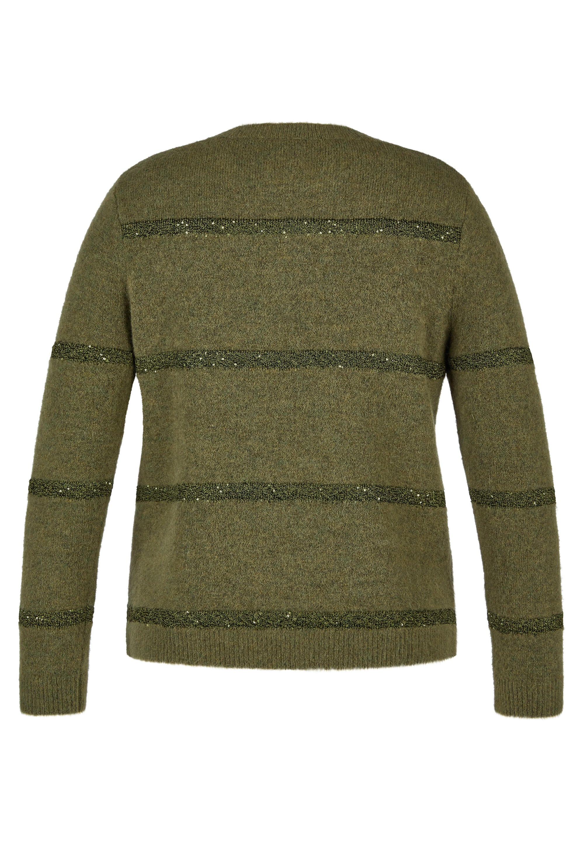 Strickpullover aus Wollmix - 5426-Lorbeer - Grün