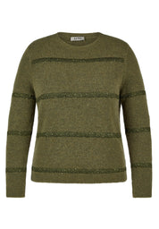 Strickpullover aus Wollmix - 5426-Lorbeer - Grün