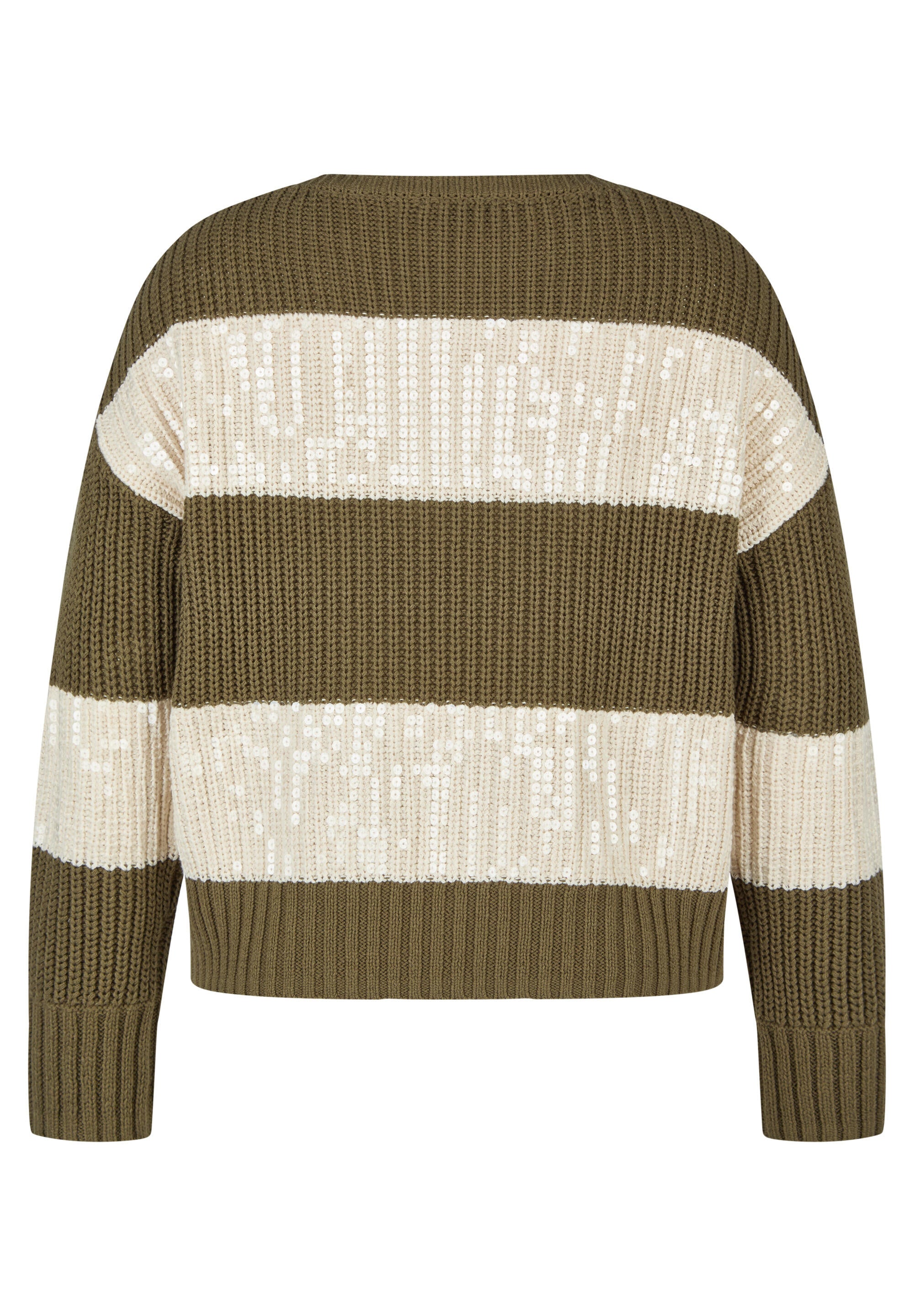 Strickpullover aus Baumwollmix - 5426-Lorbeer - Grün
