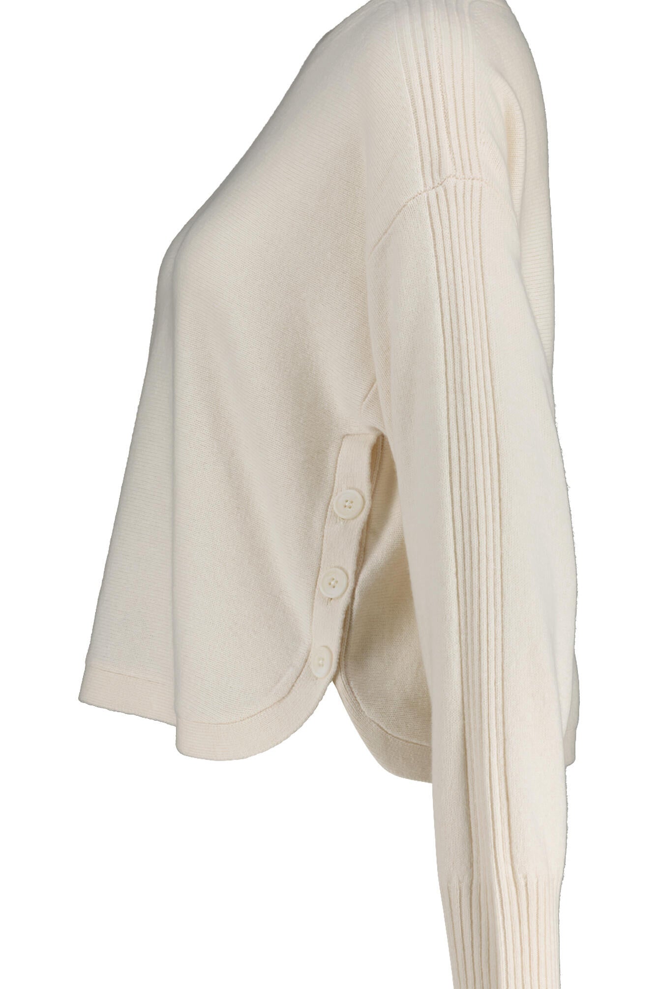 Strickpullover aus Woll-Mix - 5608-Elfenbein - Creme