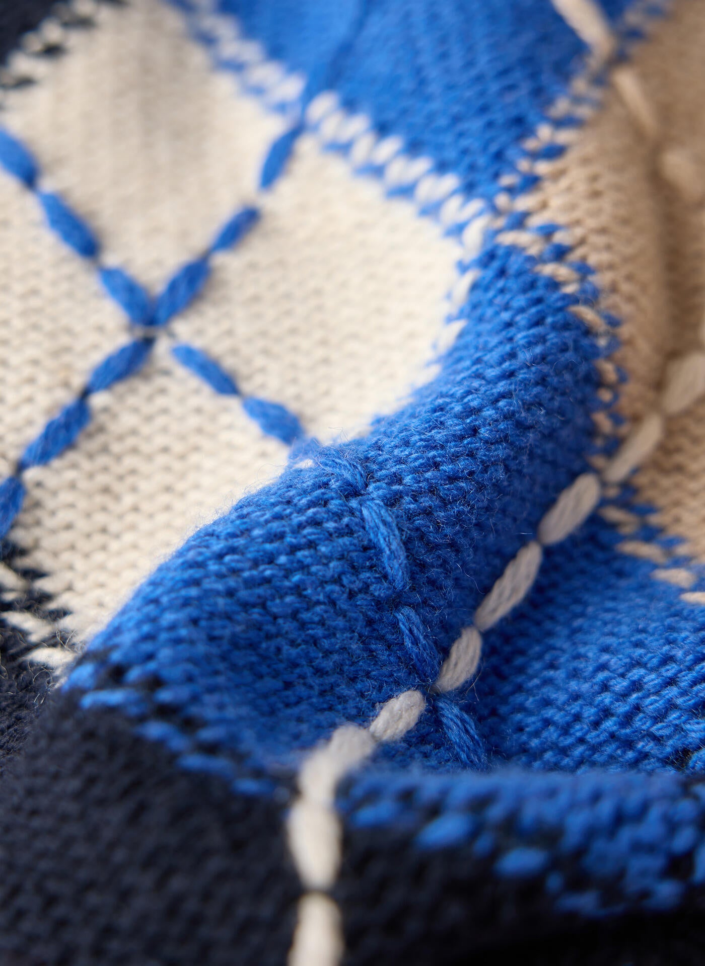 Strickpullover aus Wollmix - 5388-Marineblau - Blau