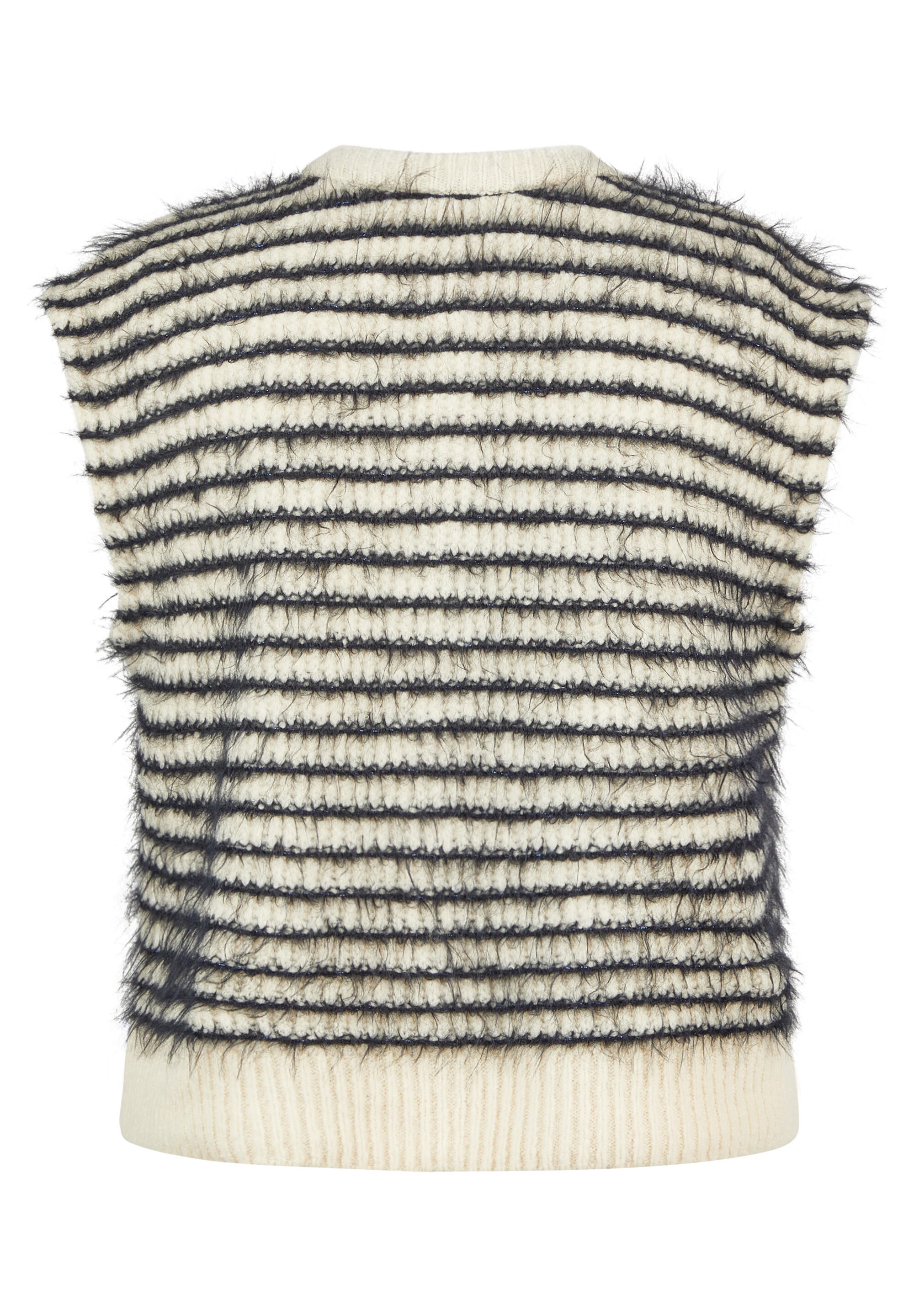 Strickweste aus Wollmix - 5608-Elfenbein - Creme