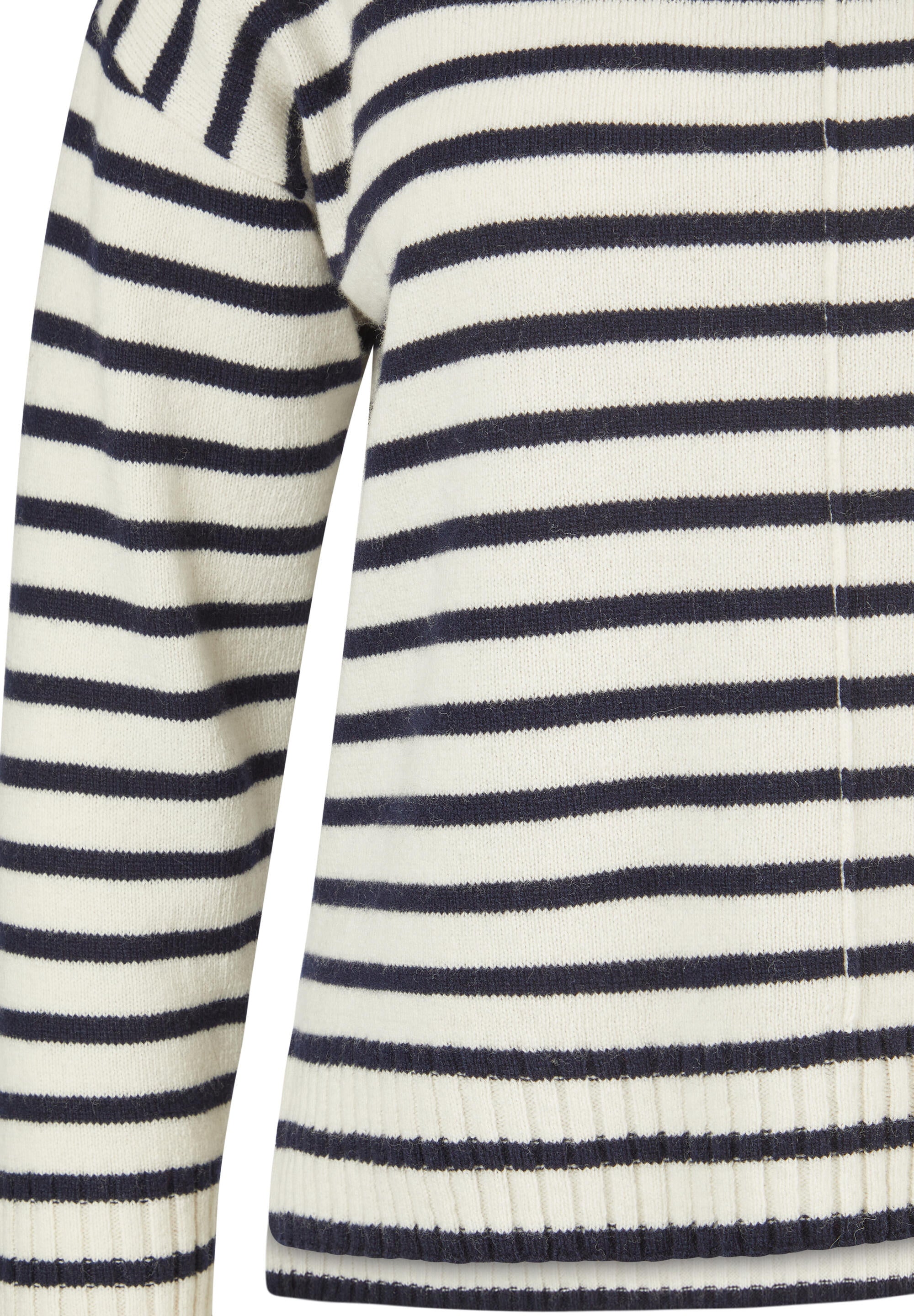 Strickpullover aus Wollmix - 5608-Elfenbein - Weiß