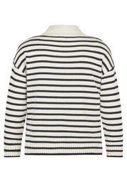 Strickpullover aus Wollmix - 5608-Elfenbein - Weiß