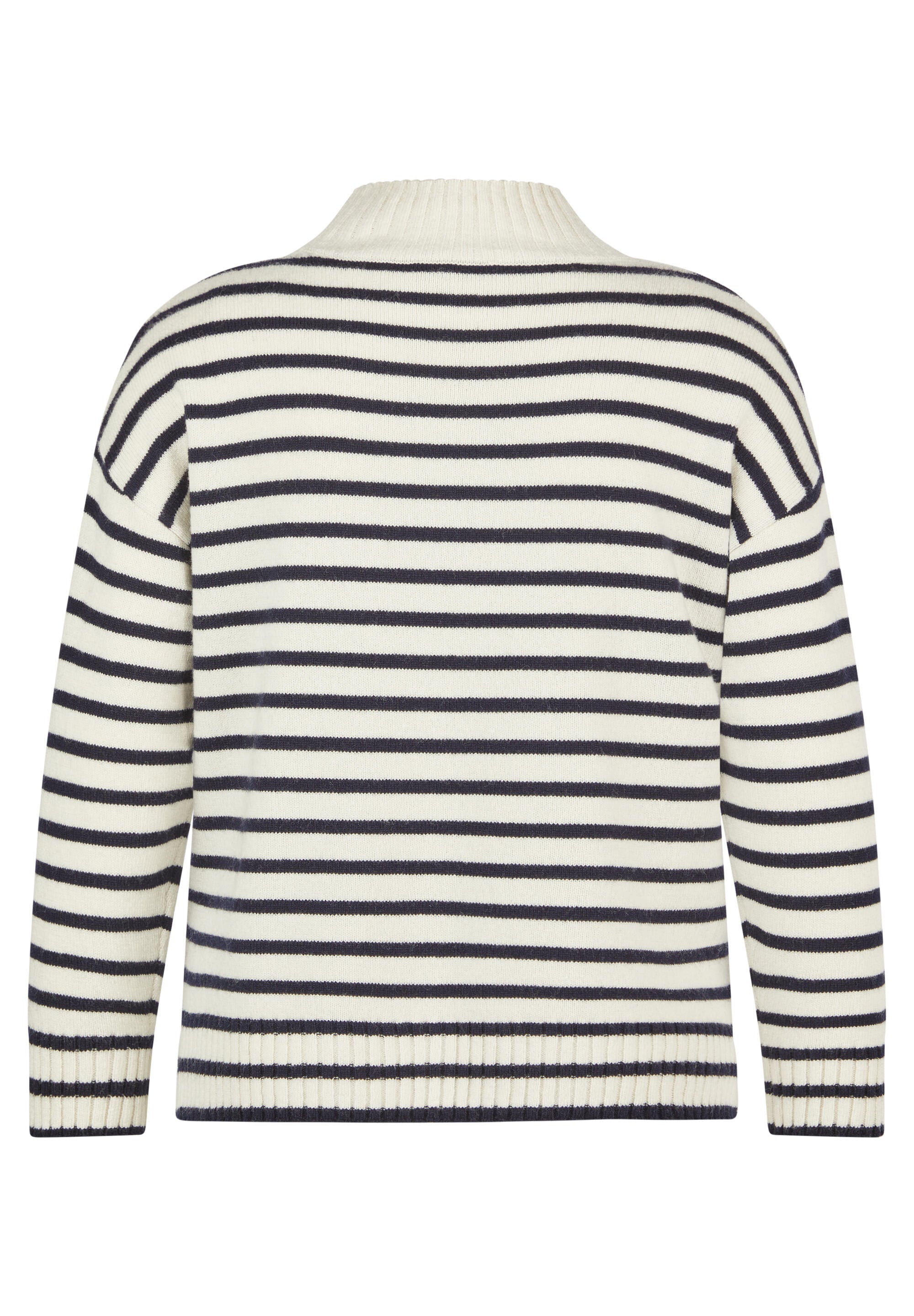 Strickpullover aus Wollmix - 5608-Elfenbein - Weiß