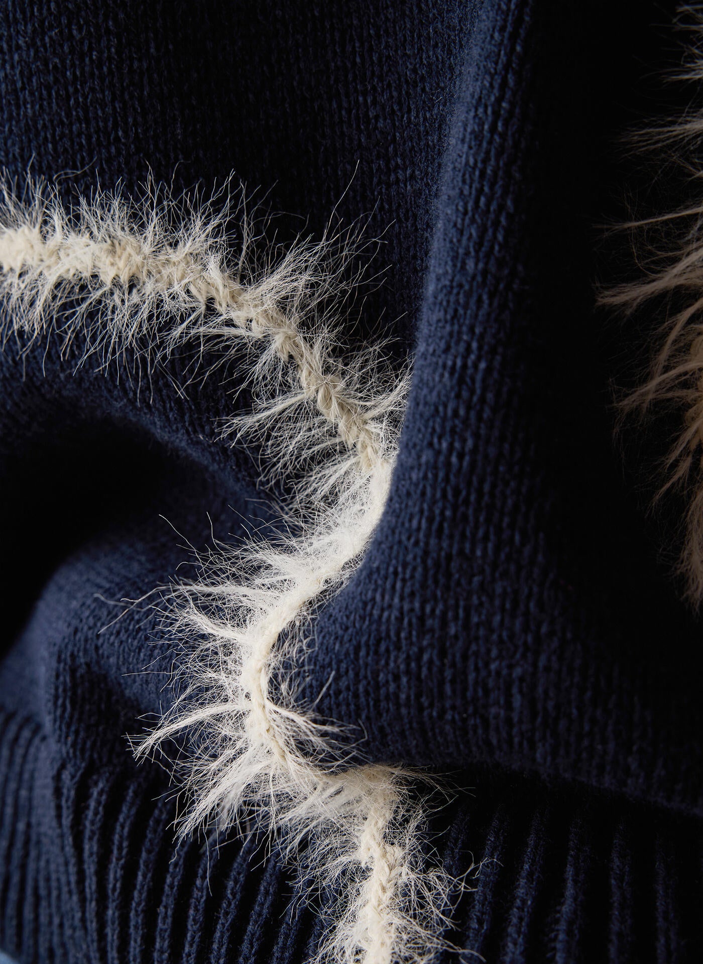 Strickpullover aus Baumwollmix - 5388-Marineblau - Blau