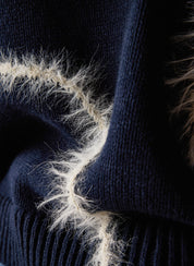 Strickpullover aus Baumwollmix - 5388-Marineblau - Blau