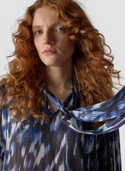 Bluse ETHNO VIBES - 5388-Marineblau - Blau