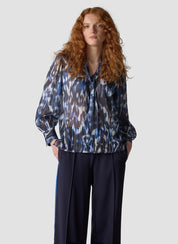 Bluse ETHNO VIBES - 5388-Marineblau - Blau