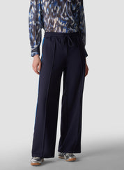Joggpants Wide Leg - 5388-Marineblau - Blau