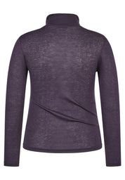 Strickpullover mit Rollkragen - 5388-Marineblau - Blau