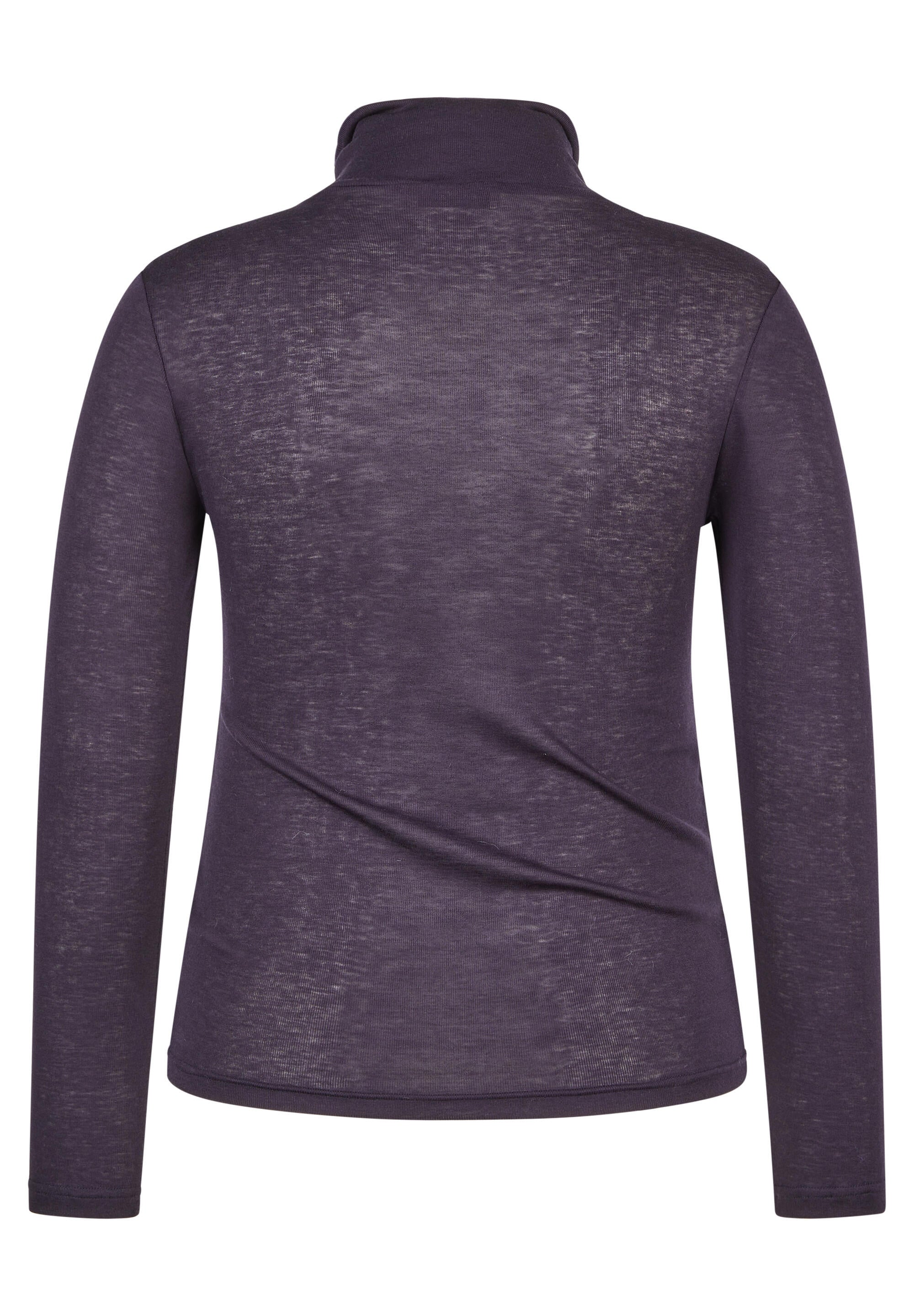 Strickpullover mit Rollkragen - 5388-Marineblau - Blau