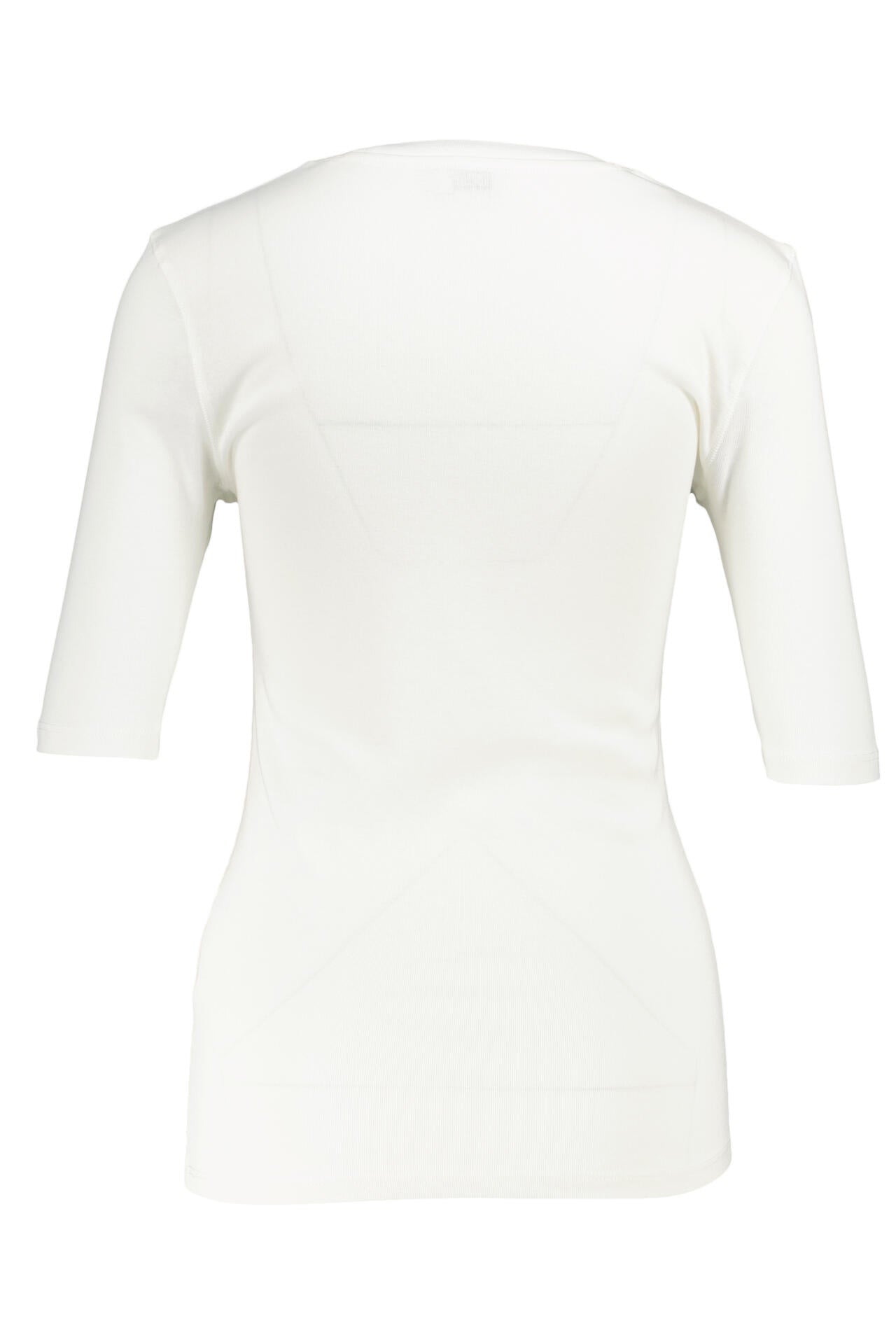 Halbarm-Shirt aus Modal-/Baumwollmischung - 218 - Creme