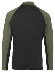 Fahrrad Longsleeve mit half Zip - 673-cedar wood - Khaki | Blau | Schwarz