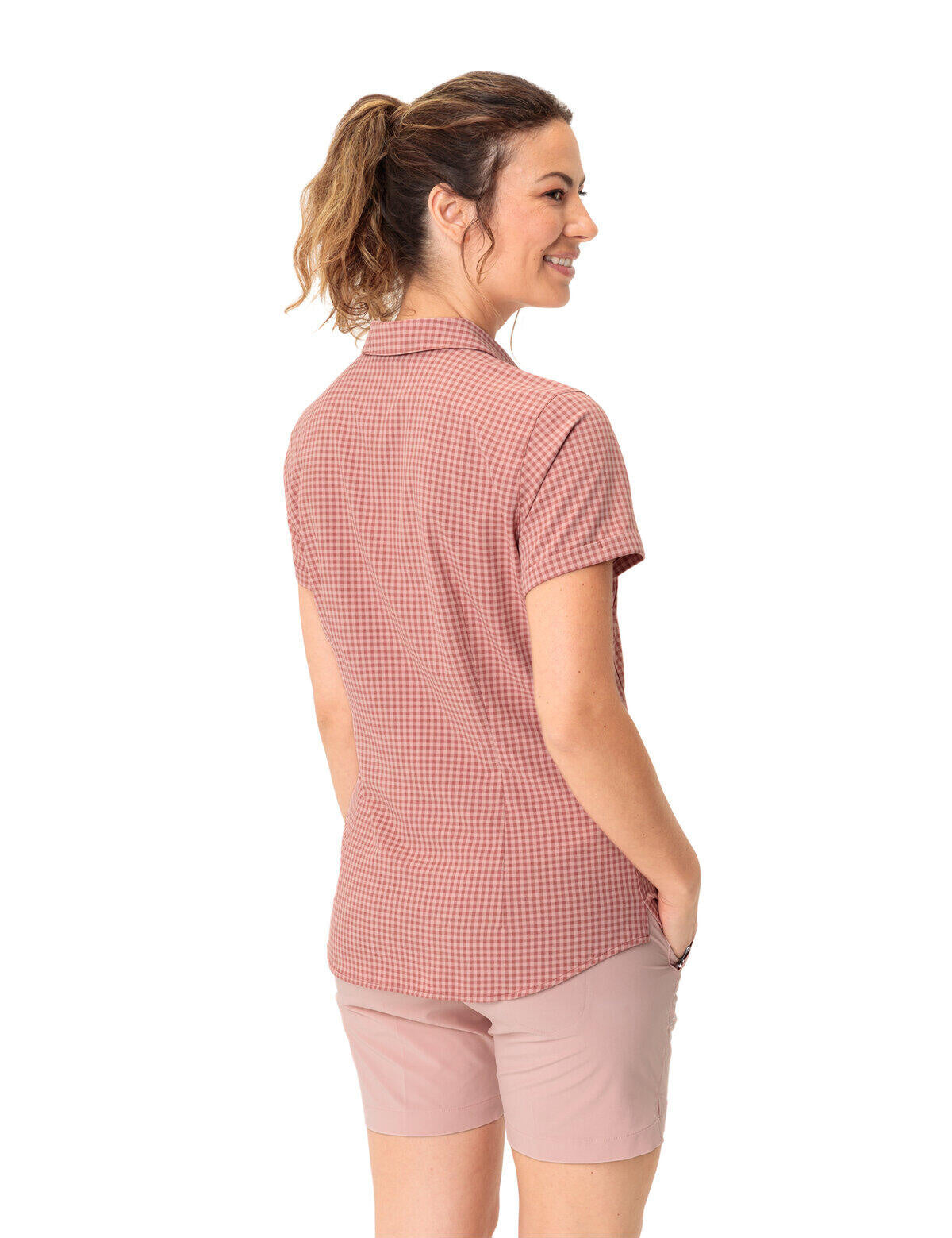 Kurzärmelige Funktionsbluse - 168-soft rose - Rosa