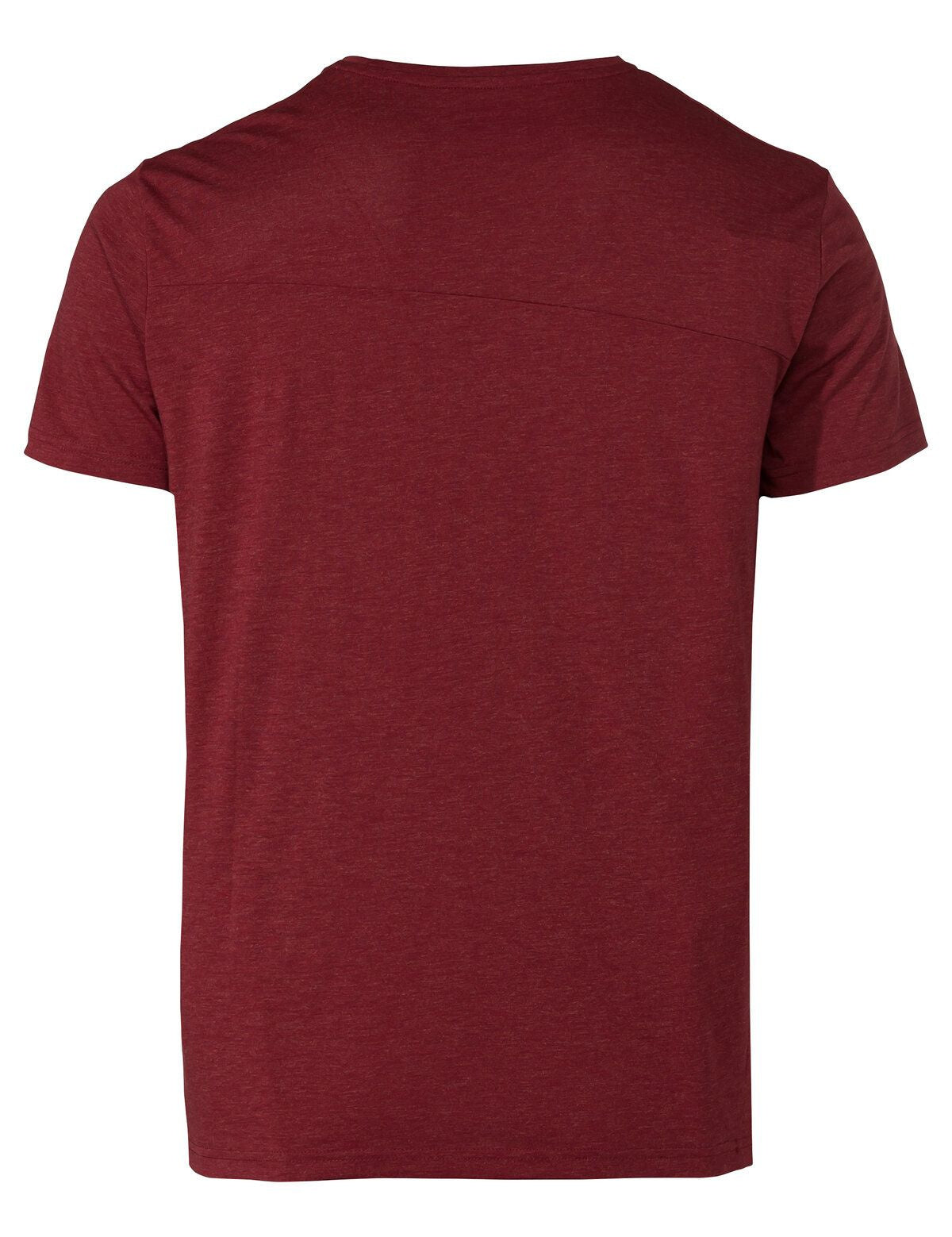 Meliertes Funktionsshirt - 007-carmine - Rot