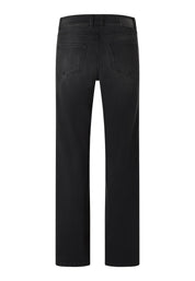 Jeans LARA Wide Leg - 1158-anthracite used - Schwarz