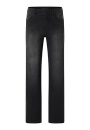 Jeans LARA Wide Leg - 1158-anthracite used - Schwarz